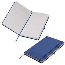 Notizbuch Happy, DIN A5, blanko, blau