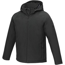 Notus wattierte Softshell Herrenjacke, schwarz, M