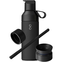 Ocean Bottle 500 ml 3 in 1 Set, Obsidian Black