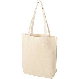 Odisha 180 g/m² OCS Bio-Tragetasche mit breitem Boden 11L, natur