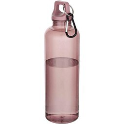 Oregon 750 ml RCS-zertifizierte Trinkflasche aus recyceltem Kunststoff mit Karabinerhaken, altrosa
