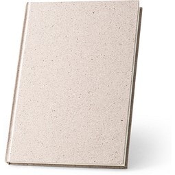 ORGANIC RIGID. Notizbuch A5 mit Hardcover aus Elefantendung (80%), Naturhell