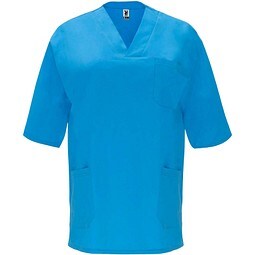 Panacea Kurzärmeliges Arbeitshemd, 160 g/m2, unisex, donau-blau, 2XL
