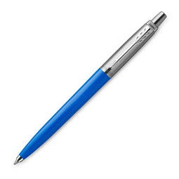 PARKER Kugelschreiber Jotter Recycled, blaue Mine, blau/silber