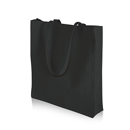 Mister Bags Baumwolltasche Paula, schwarz