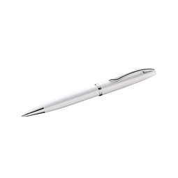 Pelikan Kugelschreiber Jazz Noble Elegance, schwarze Mine, perlweiß-glänzend