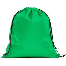 PEMBA. Turnbeutel aus 190T Polyester aus recyceltem (100% rPET), Grün