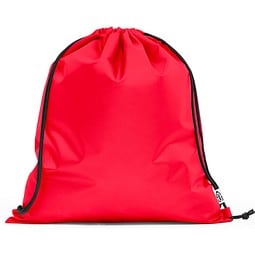 PEMBA. Turnbeutel aus 190T Polyester aus recyceltem (100% rPET), Rot