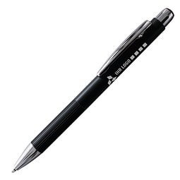 PENKO® Voll-Metall-Kugelschreiber Striscia, schwarz/schwarz