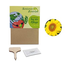 Pflanz-Set, 2er-Set, freie Zusammenstellung, 1-seit. Druck