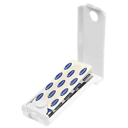 Pflasterbox Stripe, weiß