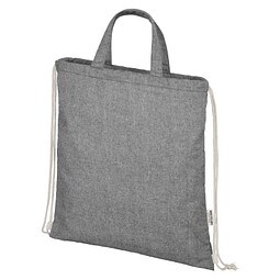 Pheebs Rucksack mit Kordelzug, heather schwarz