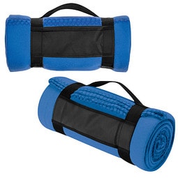 Picknick-Fleece-Decke Softy, blau