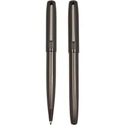 Pierre Cardin® CORINNE SET aus Kugelschreiber und Rollerball Pen, grau/gunmetal