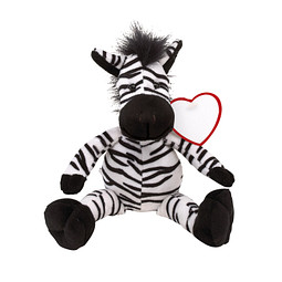 Plüsch-Zebra LORENZO,schwarz, weiß