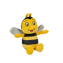 Plüschtier Biene Bino, schwarz/gelb