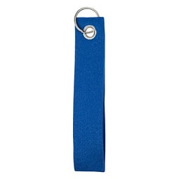 Filz Schlüsselanhänger Schlaufe mit Schlüsselring, blau