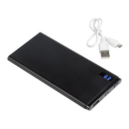 Powerbank INDICATOR 10.000 mAh, schwarz