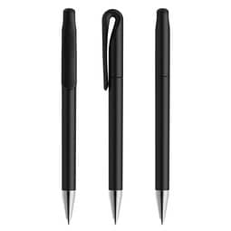 prodir® Drehkugelschreiber DS1 TMS Twist, blaue Mine, schwarz