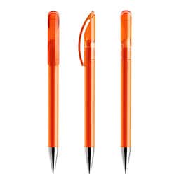 prodir® Drehkugelschreiber DS3 TTC Twist, blaue Mine, orange