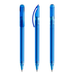 prodir® Drehkugelschreiber DS3 TTT Twist, blaue Mine, sky