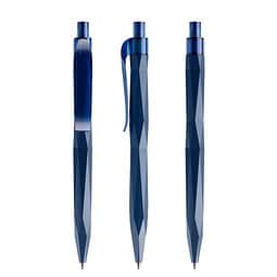 prodir® Druckkugelschreiber QS20 PMT Push, blaue Mine, dunkelblau