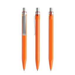 prodir QS50 PMS Push Kugelschreiber, Orange-Silver satin finish