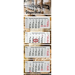 Geiger-Notes Monatskalender Profil 4 green+blue, inkl. Druck