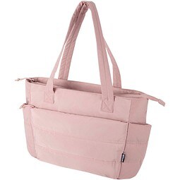 Puffer 15,6 GRS recycelte Laptoptragetasche 18L, altrosa