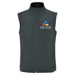 Softshell-Weste Quebec, XXL, Dark Lead
