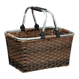 Rattan Einkaufskorb, braun