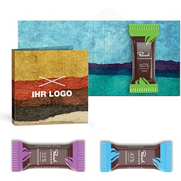 Rausch Plantagen Minis in Klappkarte klein, Grenada Kakao, inkl. Druck