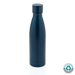 RCS recycelte Stainless Steel Solid Vakuum-Flasche, blau