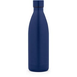 RE-BUFFON XL. Doppelwandige Trinfklasche aus Edelstahl (90% recycelt) 1L, Dunkelblau