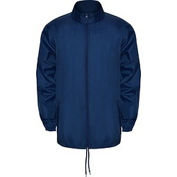 Regenjacke – leichte Windjacke mit Reißverschluss, L, Navy