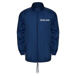 Regenjacke Island –  leichte Windjacke mit Reißverschluss, L, Navy