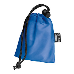 Regenponcho aus RPET, blau