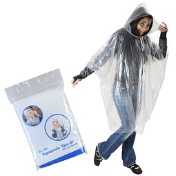 Regenponcho Open-Air, transparent