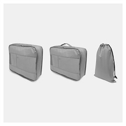 Reise-Set TRAVEL ATTENDANT, 3-teilig,grau