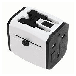 Reiseadapter TRAVEL POWER,weiß