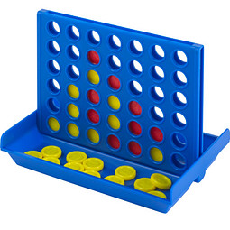 Reisespiel Four, 4 in einer Reihe, Blau