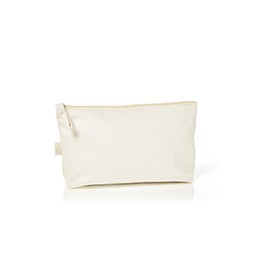 Reißverschluss-Tasche ORGANIC M, natur