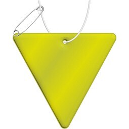 RFX™ H-12 reflektierender TPU-Anhänger Dreieck, neongelb