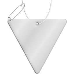 RFX™ H-12 reflektierender TPU-Anhänger Dreieck, weiss