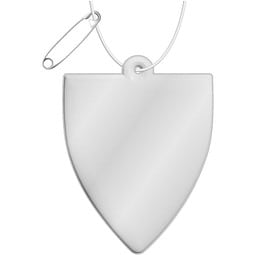 RFX™ H-12 reflektierender TPU-Koffer-Anhänger, weiss
