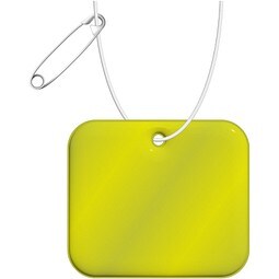 RFX™ H-20 rechteckiger reflektierender PVC-Anhänger XL, neongelb