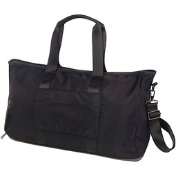 Rhine erweiterbare Reisetasche aus recyceltem GRS-Material 35 L, schwarz
