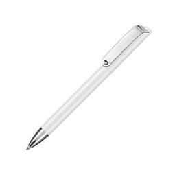 RITTER PEN Drehkugelschreiber Glossy, blaue Mine, weiß