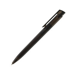 RITTER PEN Druckkugelschreiber Fresh, blaue Mine, transparent/schwarz
