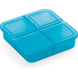 ROBERTS. Tablettenbox mit 4 Fächern, Hellblau